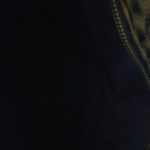 This ia the inside of Coach Navy blue purse